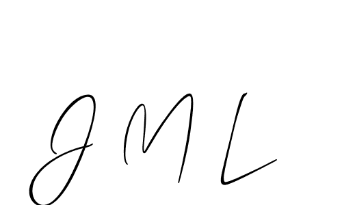 You can use this online signature creator to create a handwritten signature for the name J M L. This is the best online autograph maker. J M L signature style 2 images and pictures png