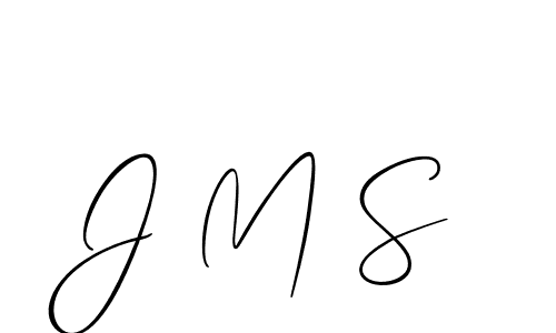 How to Draw J M S signature style? Allison_Script is a latest design signature styles for name J M S. J M S signature style 2 images and pictures png