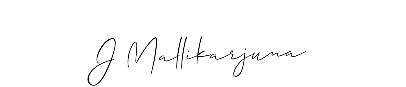 Allison_Script is a professional signature style that is perfect for those who want to add a touch of class to their signature. It is also a great choice for those who want to make their signature more unique. Get J Mallikarjuna name to fancy signature for free. J Mallikarjuna signature style 2 images and pictures png
