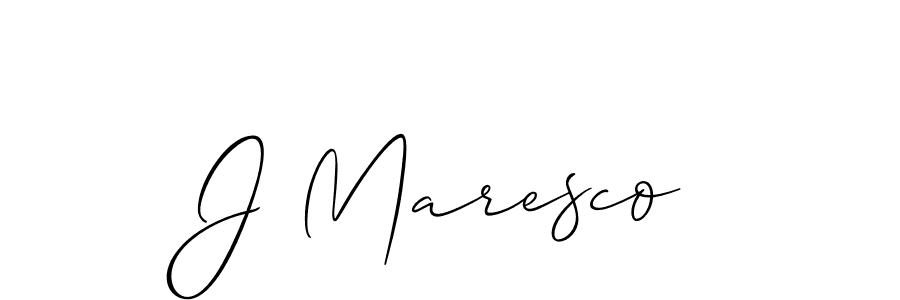 The best way (Allison_Script) to make a short signature is to pick only two or three words in your name. The name J Maresco include a total of six letters. For converting this name. J Maresco signature style 2 images and pictures png