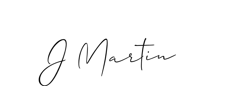 You should practise on your own different ways (Allison_Script) to write your name (J Martin) in signature. don't let someone else do it for you. J Martin signature style 2 images and pictures png