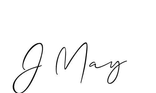 How to make J May name signature. Use Allison_Script style for creating short signs online. This is the latest handwritten sign. J May signature style 2 images and pictures png