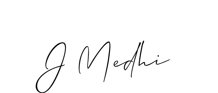 Also we have J Medhi name is the best signature style. Create professional handwritten signature collection using Allison_Script autograph style. J Medhi signature style 2 images and pictures png
