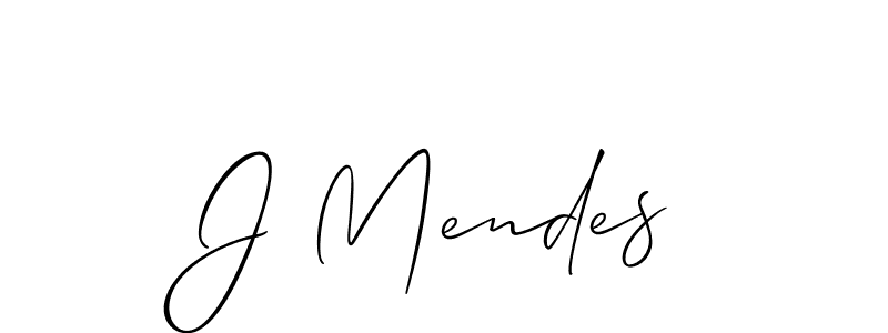 How to make J Mendes signature? Allison_Script is a professional autograph style. Create handwritten signature for J Mendes name. J Mendes signature style 2 images and pictures png