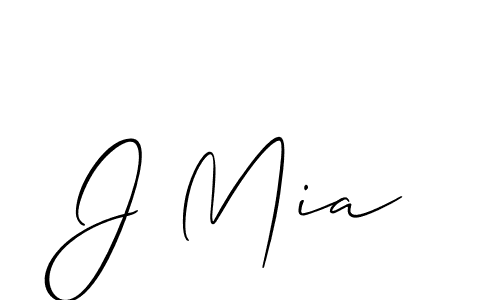 How to Draw J Mia signature style? Allison_Script is a latest design signature styles for name J Mia. J Mia signature style 2 images and pictures png