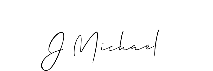 Allison_Script is a professional signature style that is perfect for those who want to add a touch of class to their signature. It is also a great choice for those who want to make their signature more unique. Get J Michael name to fancy signature for free. J Michael signature style 2 images and pictures png