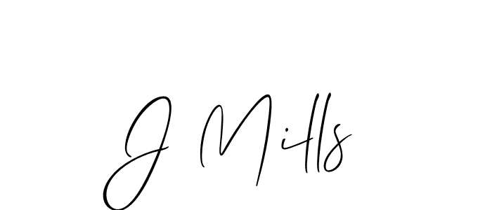 Similarly Allison_Script is the best handwritten signature design. Signature creator online .You can use it as an online autograph creator for name J Mills. J Mills signature style 2 images and pictures png