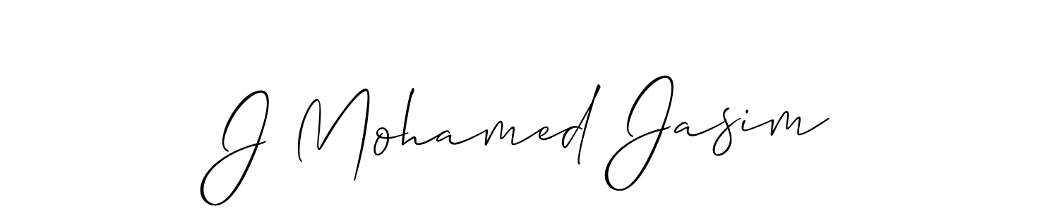 Make a beautiful signature design for name J Mohamed Jasim. Use this online signature maker to create a handwritten signature for free. J Mohamed Jasim signature style 2 images and pictures png