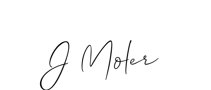 if you are searching for the best signature style for your name J Moler. so please give up your signature search. here we have designed multiple signature styles  using Allison_Script. J Moler signature style 2 images and pictures png