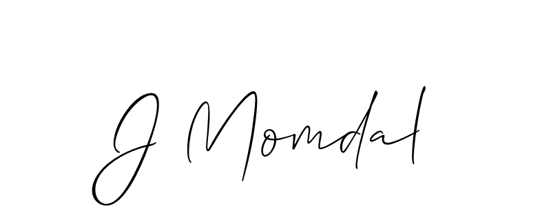 if you are searching for the best signature style for your name J Momdal. so please give up your signature search. here we have designed multiple signature styles  using Allison_Script. J Momdal signature style 2 images and pictures png
