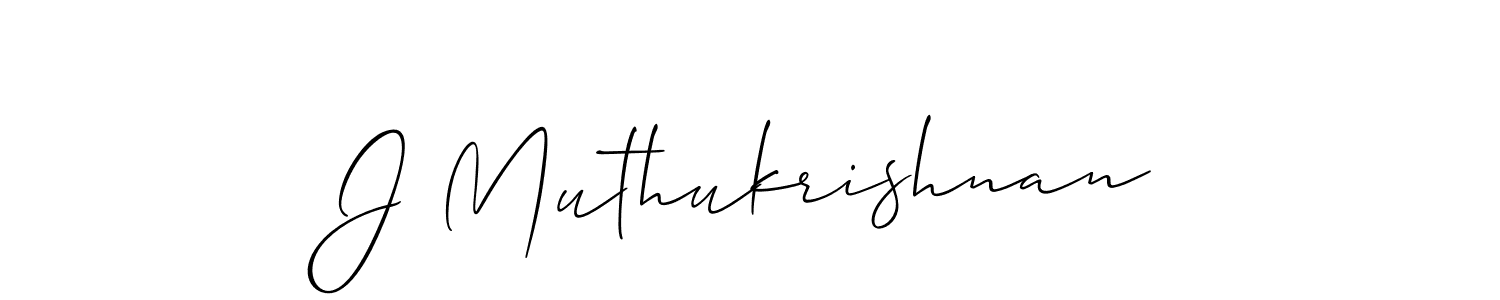 Make a beautiful signature design for name J Muthukrishnan. Use this online signature maker to create a handwritten signature for free. J Muthukrishnan signature style 2 images and pictures png