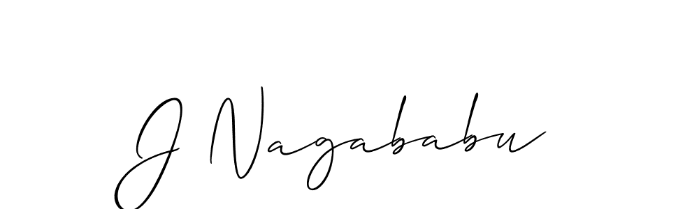 You can use this online signature creator to create a handwritten signature for the name J Nagababu. This is the best online autograph maker. J Nagababu signature style 2 images and pictures png