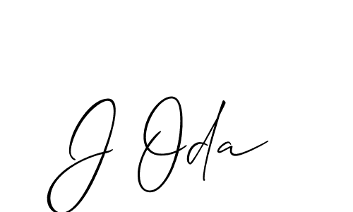 Make a beautiful signature design for name J Oda. Use this online signature maker to create a handwritten signature for free. J Oda signature style 2 images and pictures png