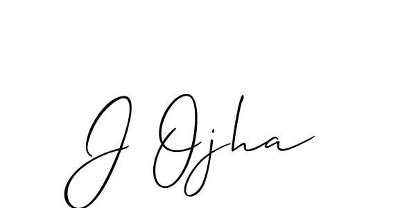 It looks lik you need a new signature style for name J Ojha. Design unique handwritten (Allison_Script) signature with our free signature maker in just a few clicks. J Ojha signature style 2 images and pictures png