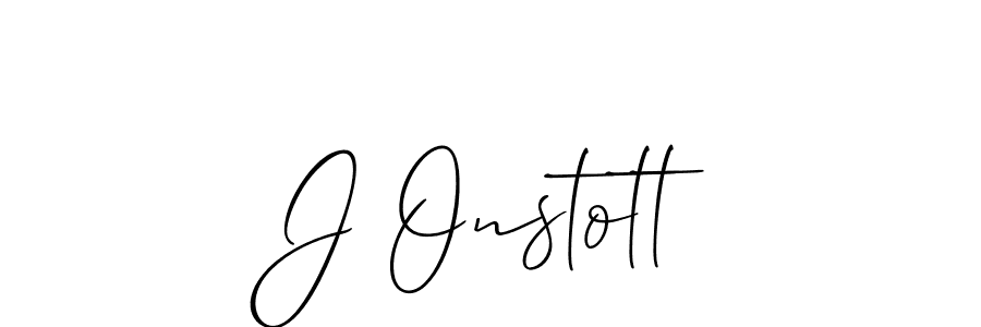 Make a beautiful signature design for name J Onstott. Use this online signature maker to create a handwritten signature for free. J Onstott signature style 2 images and pictures png