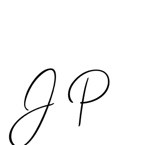 Allison_Script is a professional signature style that is perfect for those who want to add a touch of class to their signature. It is also a great choice for those who want to make their signature more unique. Get J P name to fancy signature for free. J P signature style 2 images and pictures png