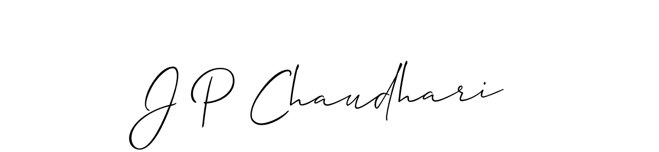 You should practise on your own different ways (Allison_Script) to write your name (J P Chaudhari) in signature. don't let someone else do it for you. J P Chaudhari signature style 2 images and pictures png