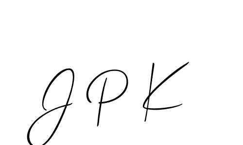 It looks lik you need a new signature style for name J P K. Design unique handwritten (Allison_Script) signature with our free signature maker in just a few clicks. J P K signature style 2 images and pictures png