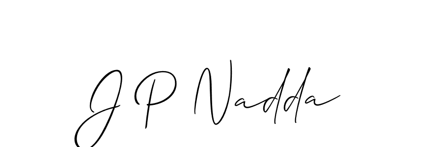 Make a short J P Nadda signature style. Manage your documents anywhere anytime using Allison_Script. Create and add eSignatures, submit forms, share and send files easily. J P Nadda signature style 2 images and pictures png