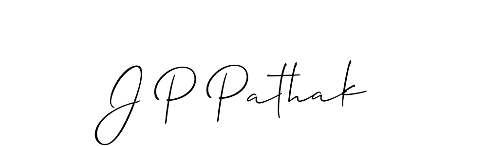 Make a beautiful signature design for name J P Pathak. Use this online signature maker to create a handwritten signature for free. J P Pathak signature style 2 images and pictures png