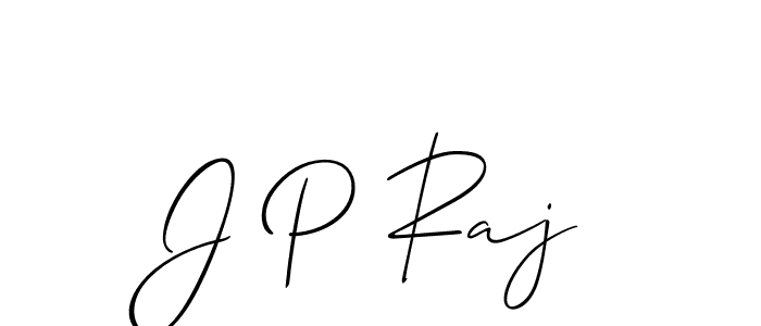 You should practise on your own different ways (Allison_Script) to write your name (J P Raj) in signature. don't let someone else do it for you. J P Raj signature style 2 images and pictures png