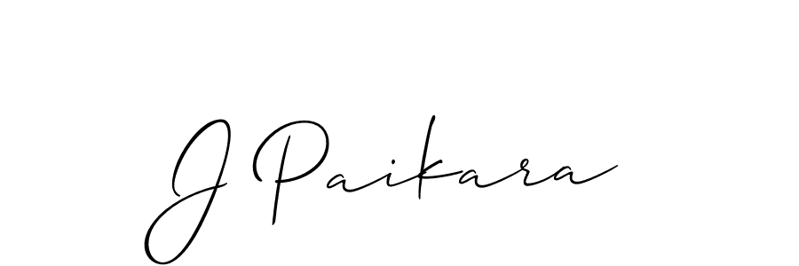 Also You can easily find your signature by using the search form. We will create J Paikara name handwritten signature images for you free of cost using Allison_Script sign style. J Paikara signature style 2 images and pictures png