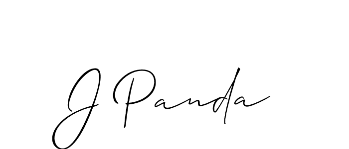 You should practise on your own different ways (Allison_Script) to write your name (J Panda) in signature. don't let someone else do it for you. J Panda signature style 2 images and pictures png