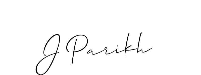 How to make J Parikh name signature. Use Allison_Script style for creating short signs online. This is the latest handwritten sign. J Parikh signature style 2 images and pictures png