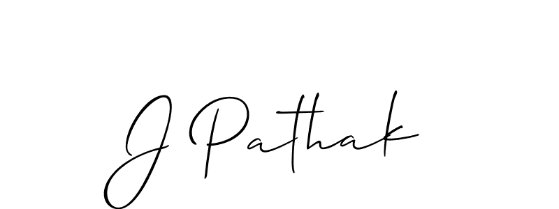 Make a beautiful signature design for name J Pathak. Use this online signature maker to create a handwritten signature for free. J Pathak signature style 2 images and pictures png