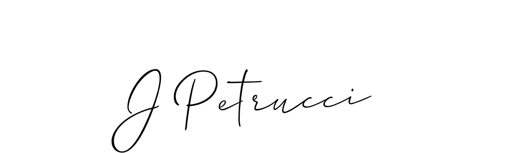 How to make J Petrucci signature? Allison_Script is a professional autograph style. Create handwritten signature for J Petrucci name. J Petrucci signature style 2 images and pictures png