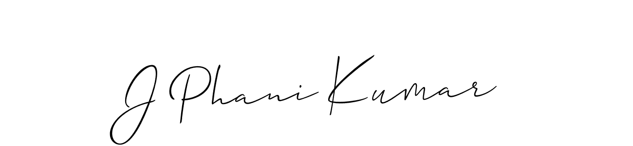 Make a short J Phani Kumar signature style. Manage your documents anywhere anytime using Allison_Script. Create and add eSignatures, submit forms, share and send files easily. J Phani Kumar signature style 2 images and pictures png