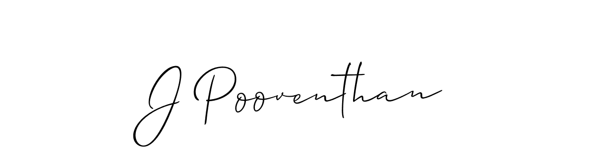 Make a beautiful signature design for name J Pooventhan. Use this online signature maker to create a handwritten signature for free. J Pooventhan signature style 2 images and pictures png