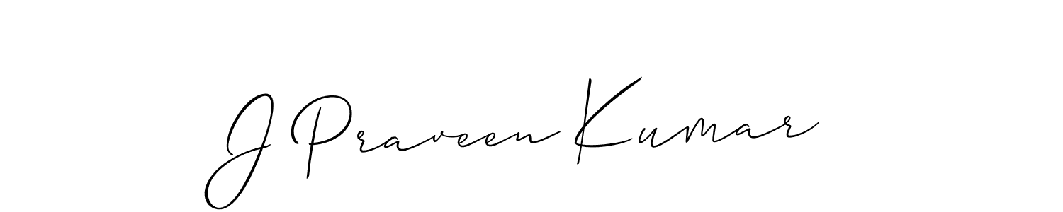 How to Draw J Praveen Kumar signature style? Allison_Script is a latest design signature styles for name J Praveen Kumar. J Praveen Kumar signature style 2 images and pictures png