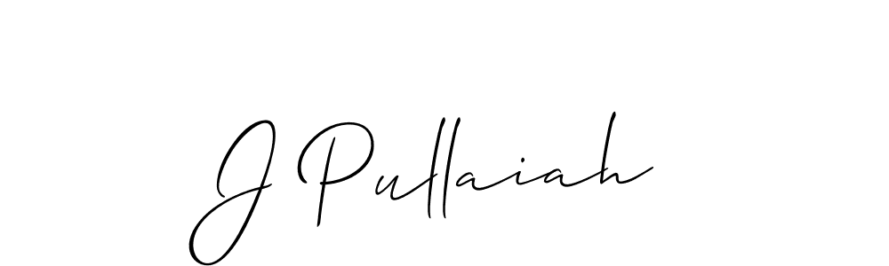 Make a short J Pullaiah signature style. Manage your documents anywhere anytime using Allison_Script. Create and add eSignatures, submit forms, share and send files easily. J Pullaiah signature style 2 images and pictures png