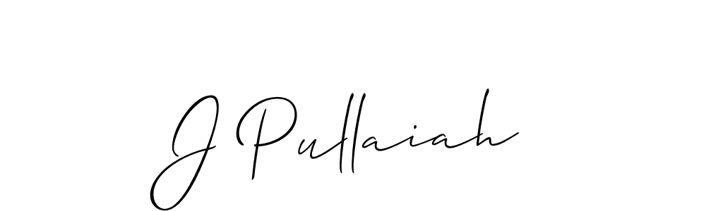 How to Draw J Pullaiah signature style? Allison_Script is a latest design signature styles for name J Pullaiah. J Pullaiah signature style 2 images and pictures png