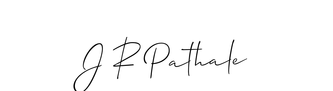 You should practise on your own different ways (Allison_Script) to write your name (J R Pathale) in signature. don't let someone else do it for you. J R Pathale signature style 2 images and pictures png