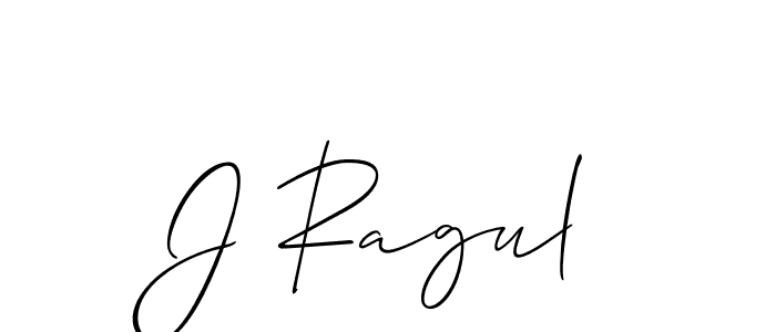 Similarly Allison_Script is the best handwritten signature design. Signature creator online .You can use it as an online autograph creator for name J Ragul. J Ragul signature style 2 images and pictures png
