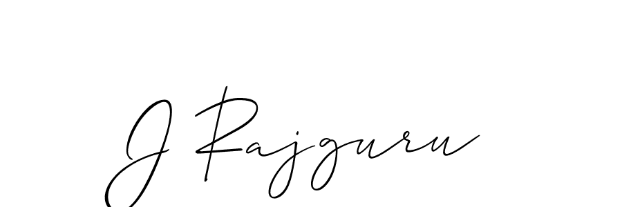 It looks lik you need a new signature style for name J Rajguru. Design unique handwritten (Allison_Script) signature with our free signature maker in just a few clicks. J Rajguru signature style 2 images and pictures png