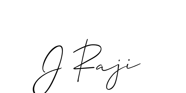 It looks lik you need a new signature style for name J Raji. Design unique handwritten (Allison_Script) signature with our free signature maker in just a few clicks. J Raji signature style 2 images and pictures png