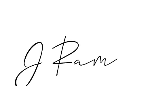Best and Professional Signature Style for J Ram. Allison_Script Best Signature Style Collection. J Ram signature style 2 images and pictures png