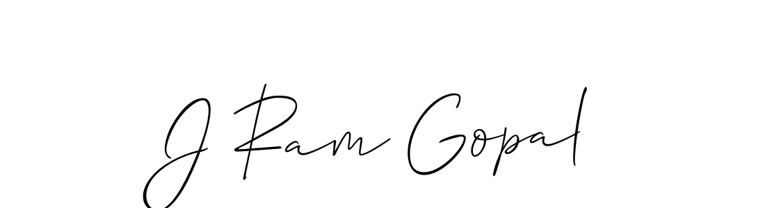J Ram Gopal stylish signature style. Best Handwritten Sign (Allison_Script) for my name. Handwritten Signature Collection Ideas for my name J Ram Gopal. J Ram Gopal signature style 2 images and pictures png