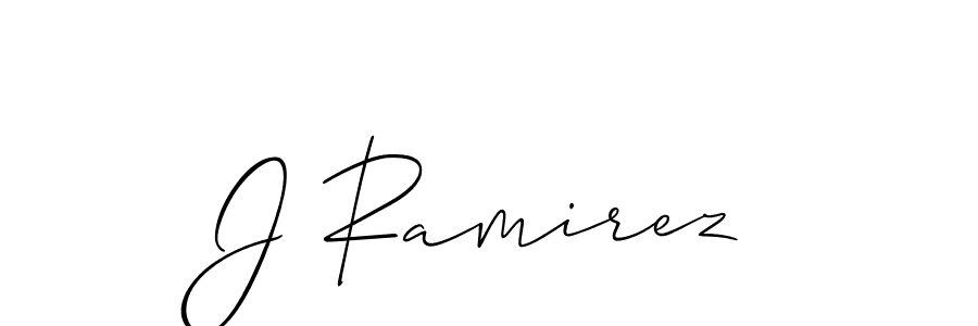 Best and Professional Signature Style for J Ramirez. Allison_Script Best Signature Style Collection. J Ramirez signature style 2 images and pictures png