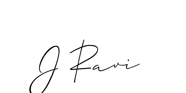 Use a signature maker to create a handwritten signature online. With this signature software, you can design (Allison_Script) your own signature for name J Ravi. J Ravi signature style 2 images and pictures png