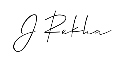 Design your own signature with our free online signature maker. With this signature software, you can create a handwritten (Allison_Script) signature for name J Rekha. J Rekha signature style 2 images and pictures png
