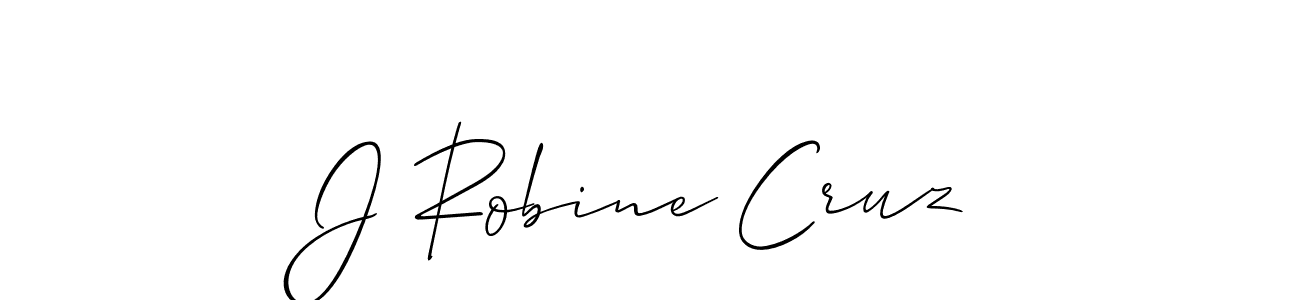 How to Draw J Robine Cruz signature style? Allison_Script is a latest design signature styles for name J Robine Cruz. J Robine Cruz signature style 2 images and pictures png