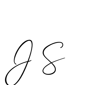 if you are searching for the best signature style for your name J S. so please give up your signature search. here we have designed multiple signature styles  using Allison_Script. J S signature style 2 images and pictures png