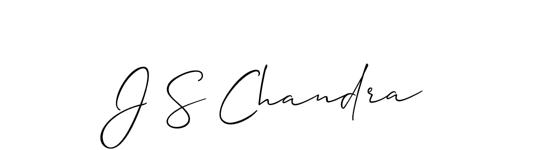 Make a short J S Chandra signature style. Manage your documents anywhere anytime using Allison_Script. Create and add eSignatures, submit forms, share and send files easily. J S Chandra signature style 2 images and pictures png