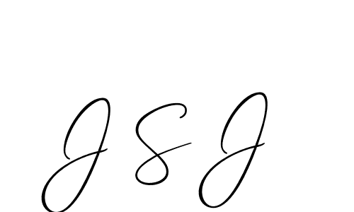 Best and Professional Signature Style for J S J. Allison_Script Best Signature Style Collection. J S J signature style 2 images and pictures png