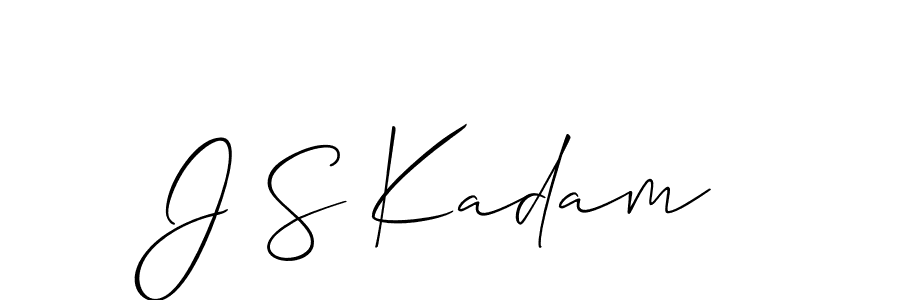 Make a short J S Kadam signature style. Manage your documents anywhere anytime using Allison_Script. Create and add eSignatures, submit forms, share and send files easily. J S Kadam signature style 2 images and pictures png