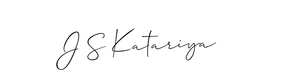 Best and Professional Signature Style for J S Katariya. Allison_Script Best Signature Style Collection. J S Katariya signature style 2 images and pictures png
